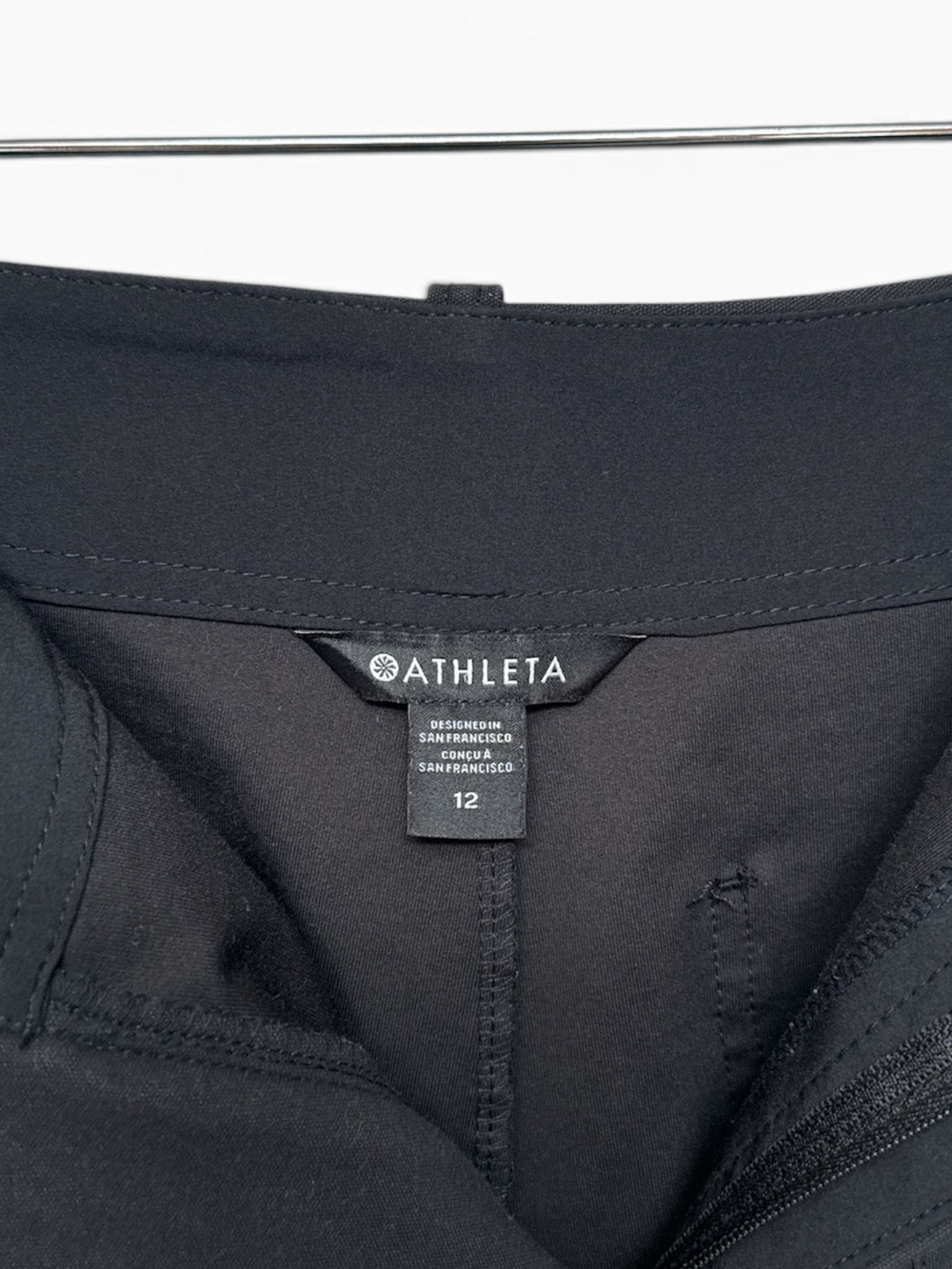 Athleta Black Skyline High Waist Barrel Leg Pants - Picture 6 of 6